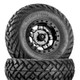 Polaris Ranger Fuel Anza D918 Matte Gunmetal Beadlock Wheels with Fuel Gripper Tires by Fuel Off-Road